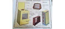 AFFICHE ROSSIGNOL SCIENCES APPAREILS ELECTRIQUES