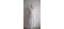 Robe New Look broderie anglaise blanche vintage 50's