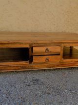 TABLE BASSE RECTANGULAIRE  STYLE COLONIAL