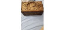 Boîte à ouvrage de Quimper époque 1930 1935