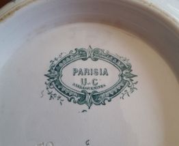 Cuvette et broc Parisia Sarreguemines