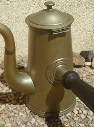 chocolatière GOMBAULT metal argenté 1900