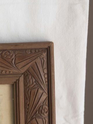 cadre ancien en bois motif art déco