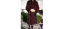 MANTEAU LONG EN VISON VERITABLE
