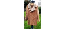 Manteau peau retournée