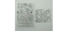 Tampons et matrices pour scrapbooking