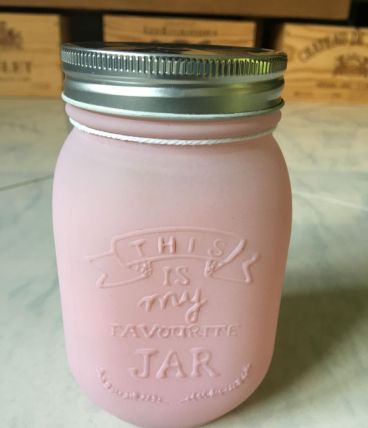 Jar/bocaux rose clair