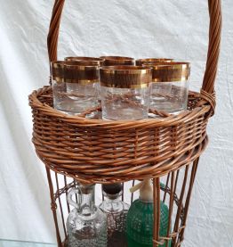 mini bar ,osier vintage
