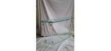 console verre plexiglas  dorer pierre vendel