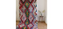 Grand tapis boucherouite berbère