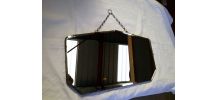 miroir octogonale biseaute 1950