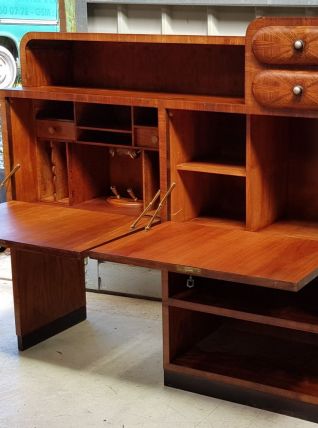 secretaire palisandre de rio art deco 