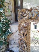 Miroir sculpté doré ancien