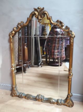 grand miroir doré style baroque espagnole