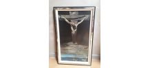 grand cadre DALI sous verre 1970