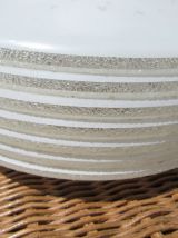 Grand globe en verre poli pour lustre des année 70