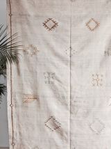 Tapis sabra en soie de cactus