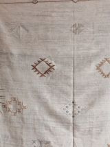 Tapis sabra en soie de cactus