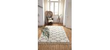 Tapis beni ouarain berbere tissé main au Maroc