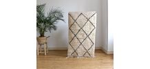 Tapis beni ouarain berbere tissé main au Maroc