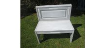 petit banc chêne, cérusé, fabrication artisanale 