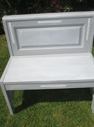 petit banc chêne, cérusé, fabrication artisanale 
