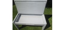 petit banc chêne, cérusé, fabrication artisanale 