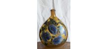 Dame jeanne ambre aux volubilis 12 litres