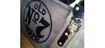 Malle vintage 100x50x50 avec 2 cadenas