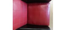 Fauteuil Rockabilly noir et rouge