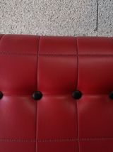 Fauteuil Rockabilly noir et rouge