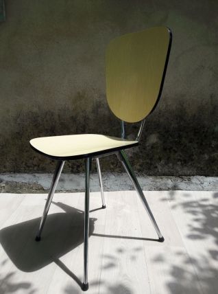 Chaise Formica jaune