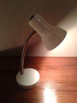Lampe de bureau vintage blanche