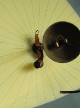 Suspension vintage en verre 1950's