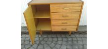 Petit bahut enfilade en rotin