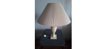lampe   en  albatre 70s