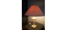 lampe   en  albatre 70s