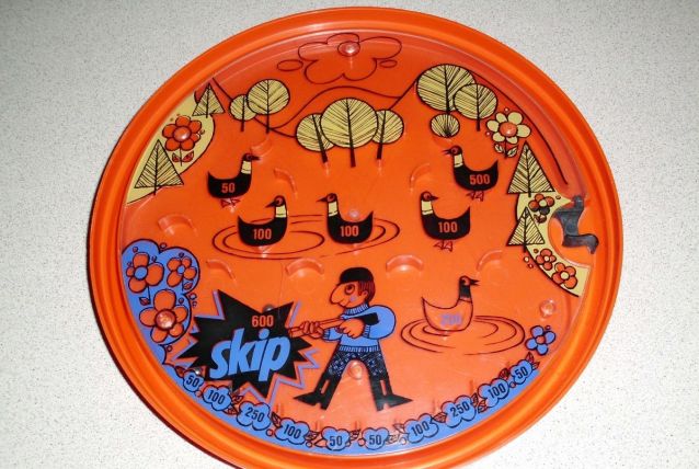  ANCIEN JEU A BILLES SKIP