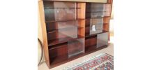 biblioteque 1960 acajou