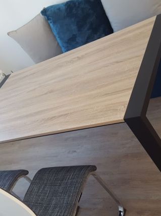 Table rectangulaire+2 allonges très bon état