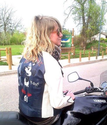 Blouson en cuir vintage 