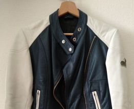 Blouson en cuir vintage 
