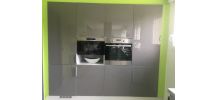 Facade cuisine gris brillant