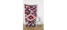 Tapis Boucherouite fait main au Maroc