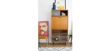 Secrétaire design vintage moderniste style Guariche