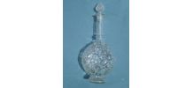 carafe  ancienne  en  verre , vintage