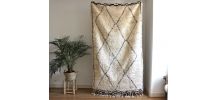 Tapis beni ouarain marmoucha tissé main au Maroc