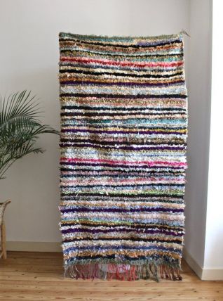 Tapis boucherie tissé main au Maroc