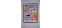 Affiche A2 cuisine, inspiration scandinave