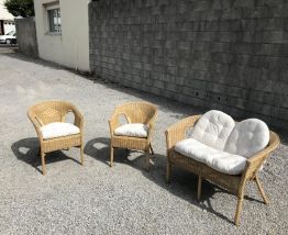 Salon en rotin 